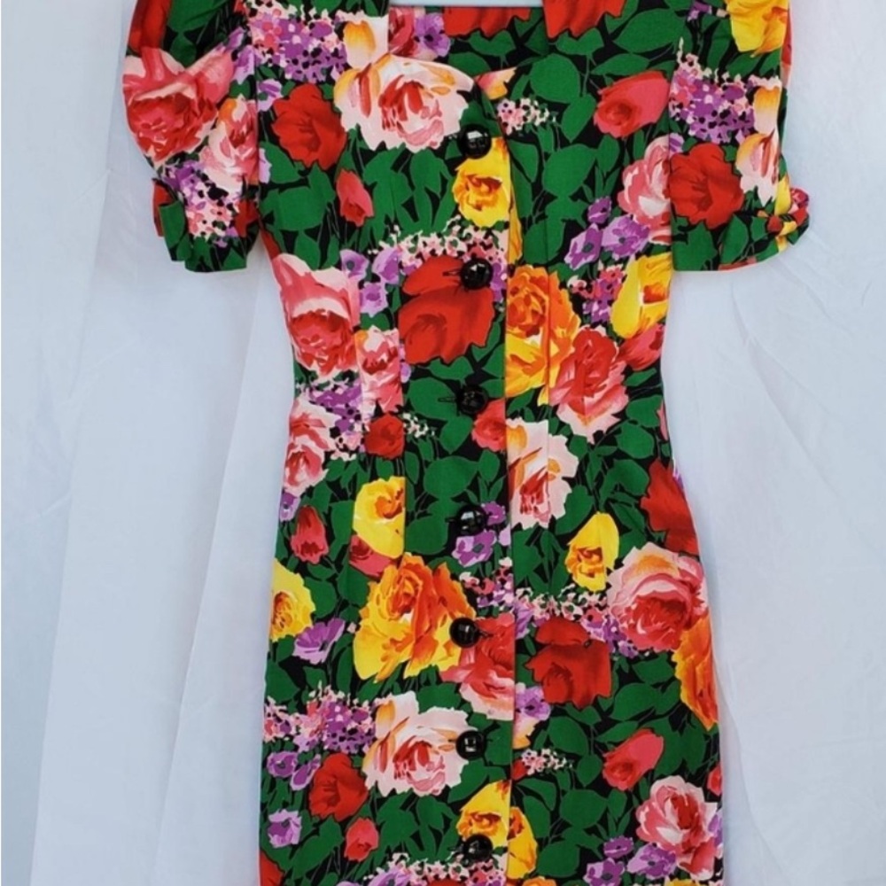Floral Button-Up Dress